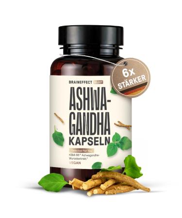Premium Ashwagandha capsules (extract 6x stronger than Ashwagandha powder (equally 3 300mg powder per capsules)) - vegan without additives laboratory testing German quality - 90 high -dose capsules