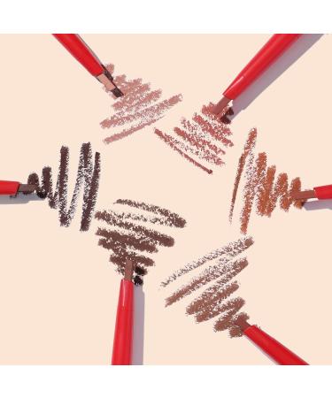 FOCALLURE Not Your Sweetheart Lip Liner - Duo-Head Ultra Fine Pencil with Brush #04 Spoiled Babe for Perfect Lip Definition & Filling | International Shipping Available - Buy Online on GoSupps.com