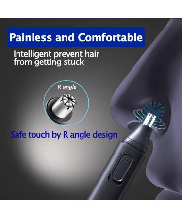 Best Nose and Ear Hair Trimmer for Men - USB Rechargeable Painless Waterproof Dual-Edge Blades - Buy Online on GoSupps.com