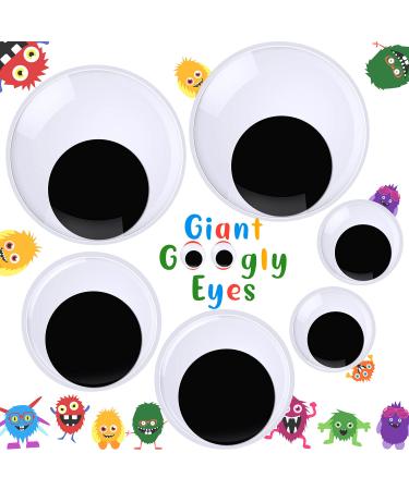 Christmas Decorations 4 Inch 3 Inch 2 Inch Wiggle Googly Eyes with Self Adhesive Large Black Googly Eyes for Crafts Set of 6 Mix Sizes - Buy Online on GoSupps.com