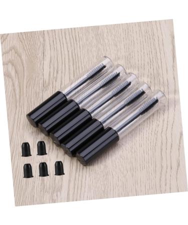 Didiseaon 5pcs Eyelash Cream Bottle Mascara Tubes with Wands Empty Glass Empty Tube Makeup Brushes DIY Round 1 g (Pack of 1) Black - Buy Online on GoSupps.com