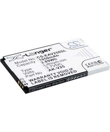 1050mAh 3.7V Replacement Battery for Emporia AK-V25 V25 (V2.0) Euphoria Pure V50 - International Shipping Available - Buy Online on GoSupps.com