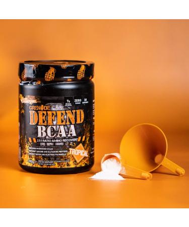 Grenade Defend BCAA Powder Tropical 390g - 7g BCAA per Serving | 30 Servings - Buy Online on GoSupps.com