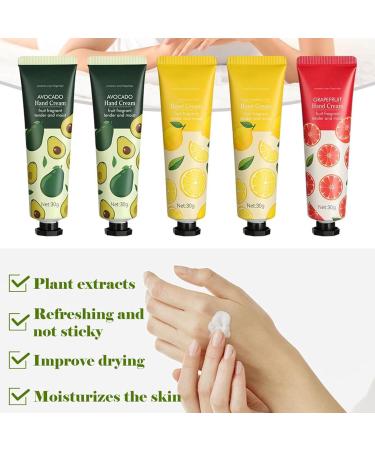  Rakiuty Moisturizing Hand Cream Hand Cream Gift Set Cream for Dry Hands (ONE SIZE Fruity Scent) - Buy Online on GoSupps.com