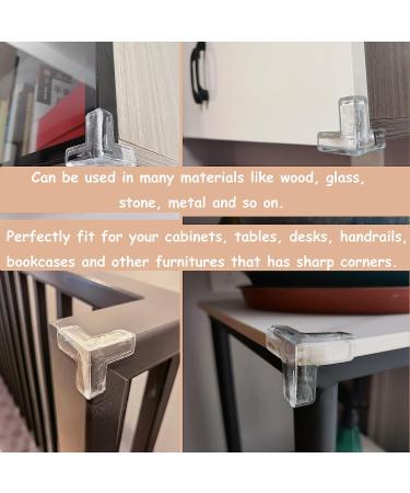 12Pcs Large Silicone Corner Protectors for Baby | T-Shaped Table & Furniture Guards | Strong Adhesive Baby Proofing | 1.7inch Length - Buy Online on GoSupps.com
