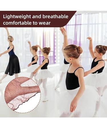 FEJANPON 100 Pcs Ballet Hair Net for Girls Ballet Bun Net Brown Bun Net Invisible Hair Net for Child 50Pcs Ballet Net and 50Pcs Bobby Pins Hair Bun Accessories for Ballet Dancers Child Girl Women - Buy Online on GoSupps.com