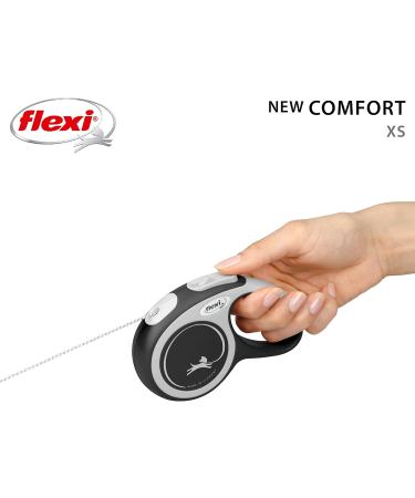 Buy Flexi Dog Leash - Extendable with Soft Handle 3m/5m/8m for Dogs 8-20kg XS Black | International Shipping Available - Buy Online on GoSupps.com
