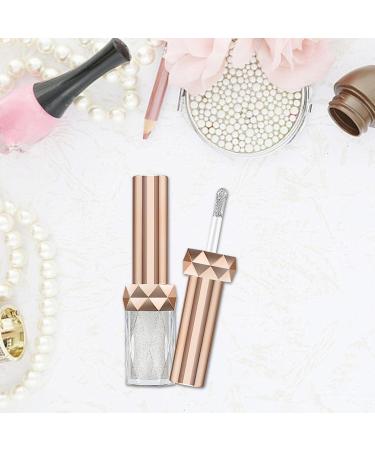 Pearlescent Liquid Eyeshadow - Shining Bright Liquid Eyeshadow Waterproof Pigmented Liquid Eyeshadow Long Lasting Eye Makeup Aezon 1#Diamond White - Buy Online on GoSupps.com