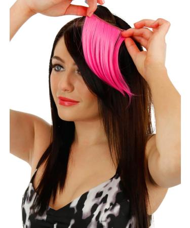Buy Battnot Dutt Hair Part Clip-in Fringe Extension for Women - Hot Pink (10x14cm) - High Temperature Fiber Soft Wigs - Buy Online on GoSupps.com