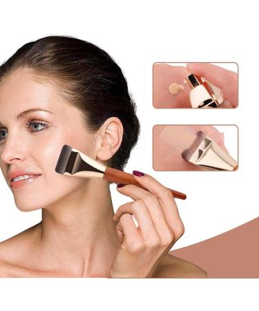 Ruzister Ultra Thin Foundation Brush Flat Top Ultra Thin Makeup Brush Flat Concealer Brush Foundation Makeup Brush Liquid Powder Brush for Creamy - Buy Online on GoSupps.com