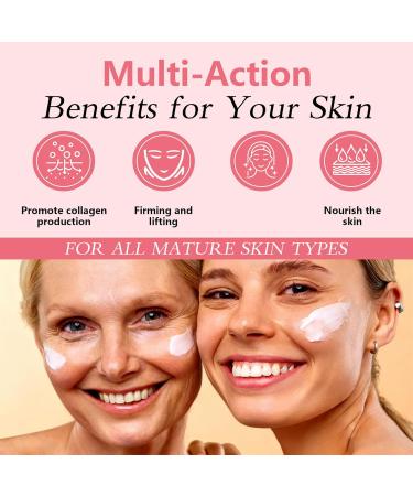 Retinol Cream for Face with Collagen Collagen Face Moisturizer for Lifting Skin Day-Night Anti-Aging Cream for Women and Men for Tighten & Smooth Fine lines Wrinkles and Dryness 1.76 Fl Oz - Buy Online on GoSupps.com