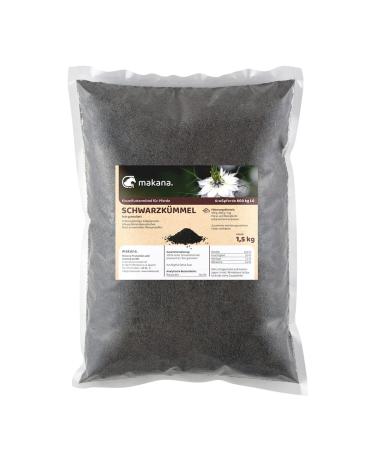 Makana black cumin for animals finely granulated 1.5 kg bag