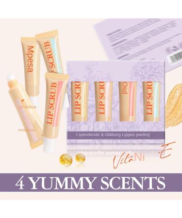  Generisch Lip Exfoliator Kit Lip Exfoliator Lip Exfoliating Moisturizing Cream 4 Lip Scrub Kits Lip Care Products Lip Moisturizing Cream - Buy Online on GoSupps.com