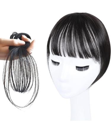 Bangs Clip in Bangs Front Synthetic 3D Air Fringe Bangs Clip in Bang Hair Extensions Straight Synthetic Hairpiece Soft Natural Hair Accessories For Women Girl for Women Curved Bangs for Daily Wear ( 1 PC C-1(2) - Buy Online on GoSupps.com