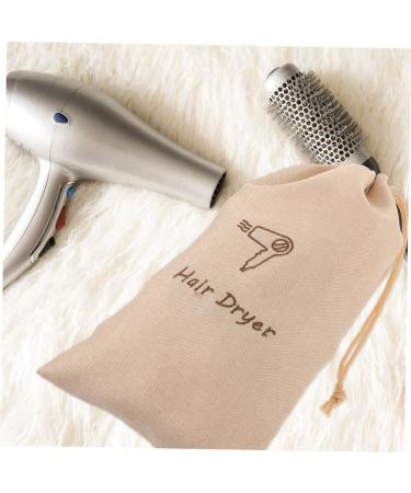 Ciieeo Linen Bags Traveling Bags Blowdryer Travel Bag for Shoes Linen Hair Dryer Bag Burlap Bag Drawstring Storage Box - Buy Online on GoSupps.com