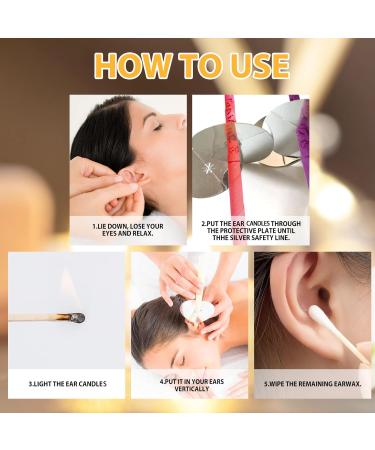 16 Pcs Natural Beeswax Ear Candles for Wax Removal and Relaxation - Buy Online on GoSupps.com