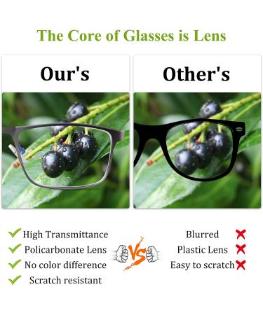3 Pack Stylish Metal Frame Blue Light Blocking Reading Glasses for Men - Mix Color 1.5x - Buy Online on GoSupps.com