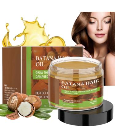 120g Batana Oil Pure Raw Batana Oil for Hair Hair Oil Repair Splitting Hair Smoothing Conditioner Hair Oil Mask Hair Butter with Raw Batana Oil for Woman Batana Oil Hair Treatment for All Hair Types