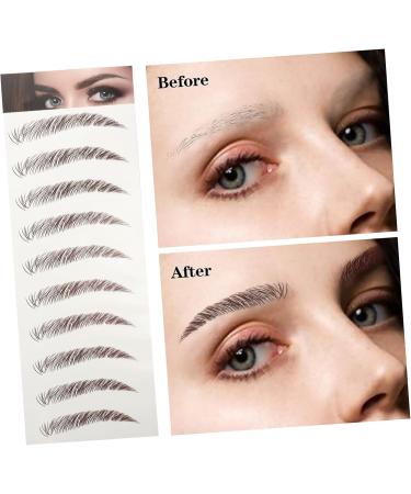 FOMIYES 5 Sheets Eyebrow 3d Sticker Lady Tools Makeup Eyebrow Stickers Temporary Brow Tattoos Artificial 4d - Buy Online on GoSupps.com