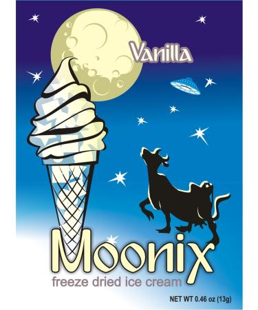 Moonix Freeze Dried Ice Cream. 5ct (Vanilla)