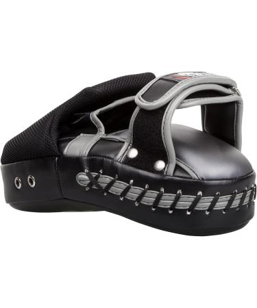 Venum Elite Big Focus Mitts - Black/White | One Size - Premium MMA Training Gear - Buy Online on GoSupps.com