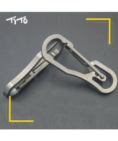 TITO Lightweight Titanium Key Hook | Quick Release Design | 12g - Perfect for Travel & Everyday Use - Buy Online on GoSupps.com