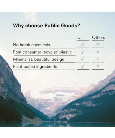 Public Goods Hand Soap | Cleansing Soap for Kitchen & Bathroom | Made with Natural Essential Oils | Paraben & Sulfate Free | Vegan Friendly | Made in Canada | 12 Fl Oz Bottle with Dispenser Pump 12 Fl Oz (Pack of 1) - Buy Online on GoSupps.com