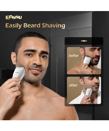 ENSSU Waterproof Hair Clippers & Ball Trimmer | Cordless Rechargeable Hair Cutting Kit for Men Kids & Adults - International Shipping Available - Buy Online on GoSupps.com