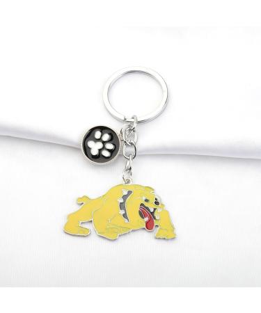 Ensianth Dog Keychain | Perfect Gifts for Dog Lovers | Puppy Paw Print Keyring for Dog Owners | Ideal Present for Dog Moms & Dads - Buy Online on GoSupps.com
