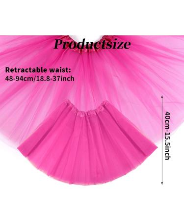 Tulle Rock Women s Tutu - Classic Elastic 3-Layer Red 80s Ballet Dress | Dance Party Accessories | Unity Size for Teens - Buy Online on GoSupps.com