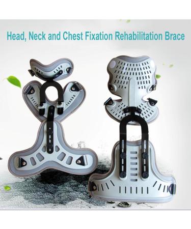 Sfklyu Adjustable Head & Neck Chest Basket | Orthosis for Post-Trauma Support & Upper Back Correction - Buy Online on GoSupps.com