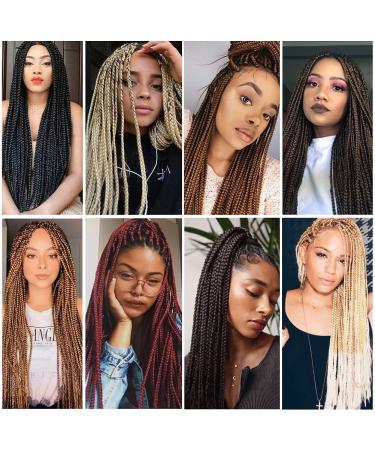 Pre Stretched Braiding Hair 18 Inch 8 Pack Kanekalon Crochet Yaki Extension T27 - Buy Online on GoSupps.com