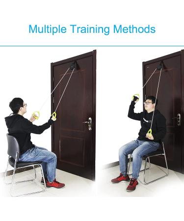 REAQER Shoulder Exercise Pulley - Over Door Rehab Exerciser for Frozen Shoulder Recovery - Buy Online on GoSupps.com