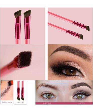 Home Eyebrow Care Kit 4d Laminated 4d Laminated Eyebrow Home Grooming Kit 4d Hair Stroke Brow Stamp Brush Multi Function Eyebrow Brush Ultra Thin Angled Eye Makeup (Walnut) - Buy Online on GoSupps.com