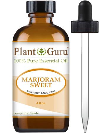 Marjoram Sweet Essential Oil 4 oz 100% Pure Undiluted Therapeutic Grade.
