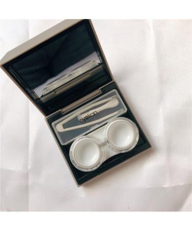 Miedeon Contact Lens Container - 2-Pack Portable Travel Case | Creative & Fashionable Contact Lens Accessories (White) - Buy Online on GoSupps.com
