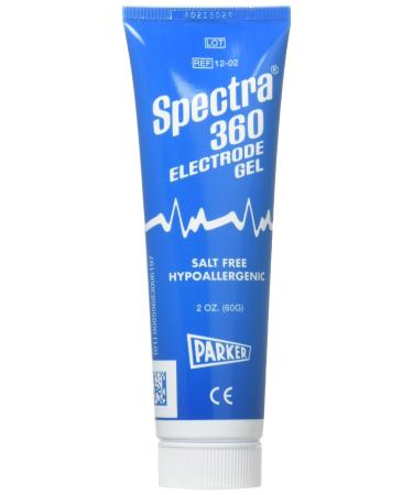 Spectra 360 Electrode Gel - Parker Laboratories - 60g (2oz) Tube - (Pack of 2)