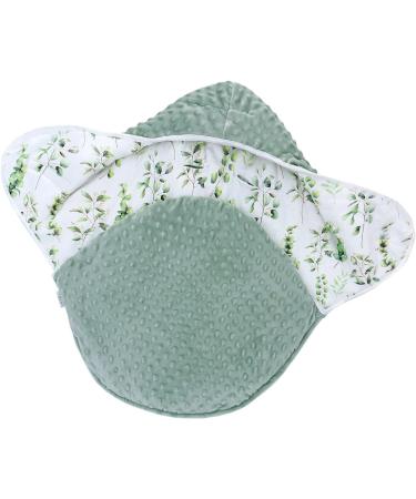 Baby Blanket Swaddle Wrap Winter for Boys Girls | Soft Thick Infant Sleeping Wrap | Warm Unisex Receiving Blankets 6-12 Months (Green Leaves) - Buy Online on GoSupps.com