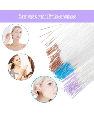TIESOME Ear Hole Care Kit - 180Pcs Disposable Ear Cleaning Tools for Piercing Odor Removal | Perfect for Girls Women & Men (Purple Royal Blue Brown - Buy Online on GoSupps.com
