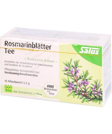  Salus Rosemary Leaves Medicinal Tea Rosmarini Folium Salus - Buy Online on GoSupps.com