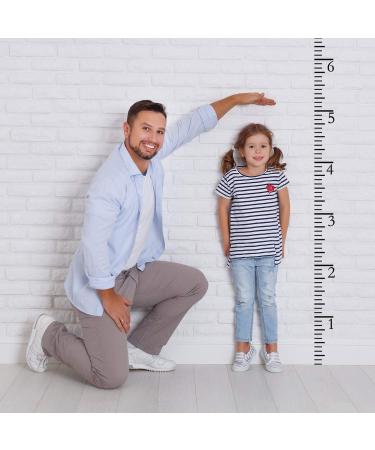 AIR SIX 7 Feet Growth Chart Stencil Kids Height Growth Chart Reusable Ruler Template Painting on Wood Measuring Kids Height Wall Decor Rustic Decor for Farmhouse 7 Pieces - Buy Online on GoSupps.com