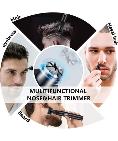 Nose Hair Trimmer for Men & Women - 2024 Professional All-in-One 14 000RPM Rechargeable Clipper with Dual Edge Blades - Perfect for Nose & Ear Hair Removal - Buy Online on GoSupps.com
