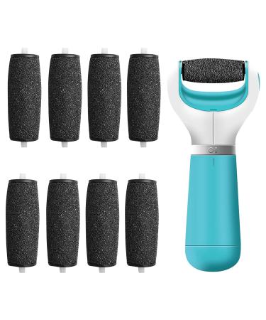 8PCS Durable Replacement Rollers Heads Refills Efficient Foot Care for Scholl Foot File Replacement Rollers Easily Remove Dead Skin Calluses for Men and Women for Pedicure Hard Skin Remover