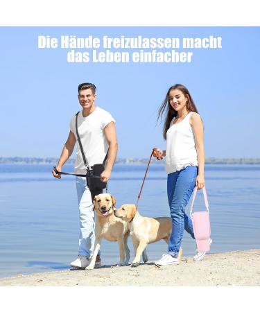 Praoahei Bottle Holder with Bag - Compatible with 40oz Stanley Cup & Thermos Adjustable Strap for Hiking & Cycling - Pink Water Bottle Holder - Buy Online on GoSupps.com