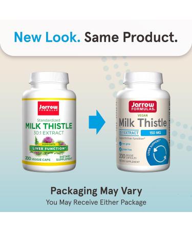 Jarrow Formulas Curcumin 95 500mg - Up to 120 Servings (Veggie Caps) & Milk Thistle 150 mg with 30:1 Standardized Silymarin Extract - Buy Online on GoSupps.com