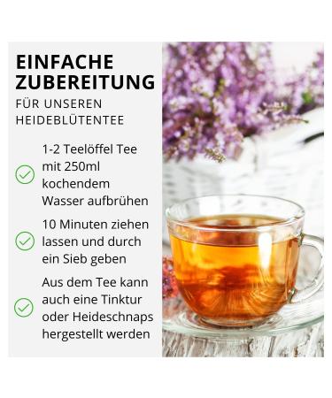 Jumps Bio Heidebl tte Tea 1000g - Organic Vegan Heather Herb Additive-Free Premium Quality - Versatile Natural Product for International Shipping - Buy Online on GoSupps.com