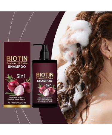  JIAOY Onion Rosemary Shampoo for Stronger Thicker and Stronger Hair for Women and Men Moisturizing Care for All Hair Types (1 Piece) - Buy Online on GoSupps.com