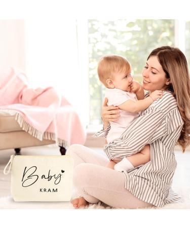 2PC Makeup Bag Set for New Moms | Thoughtful Gifts for First-Time Mothers | Cosmetic Bags for Expectant Moms - Buy Online on GoSupps.com