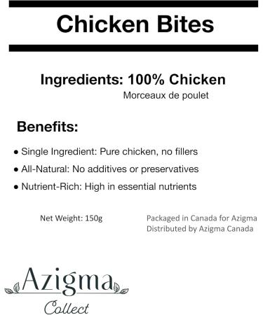 Chicken Bites for Dogs Natural Bite-Sized Treats (150g) - Buy Online on GoSupps.com