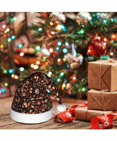 Chrysm Festive Christmas Hat Long-Lasting Color Perfect Accessory For Holiday Parties Adult Sizegraffiti Lips Funny Roasted Coffee Beans One Size - Buy Online on GoSupps.com